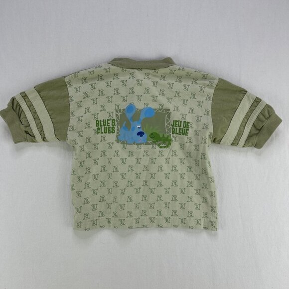 2001 Blues Clues T Shirt Toddler Size 3X Viacom Nickelodeon Green Lizard - Picture 9 of 9